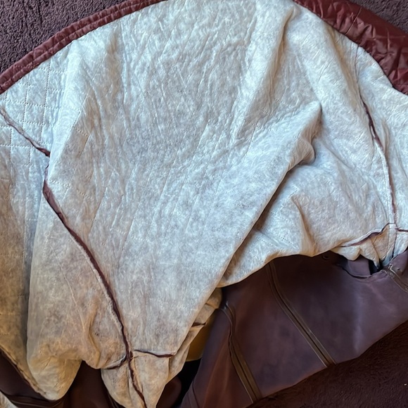 Vintage Apex Pelle  Collection Leather Coat Brown Women's XXL - Picture 16 of 16